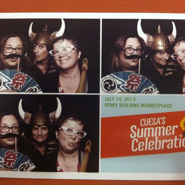 Here's the Epicurators having a laugh at the delicious #CUESA Summer Celebration.