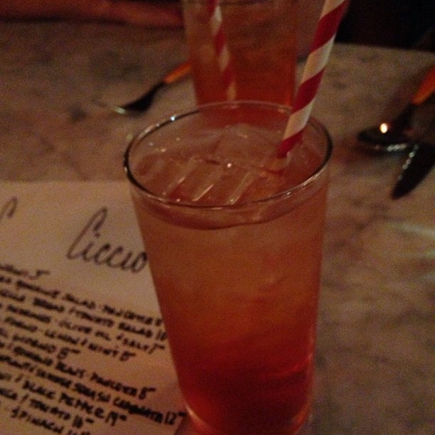 It's a summer evening with a Aperol Spritz at Ciccio in Yountville.