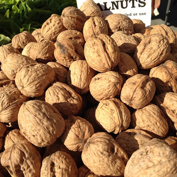 Made sure to get some Freshly harvested walnuts #HarvestFest @CUESA