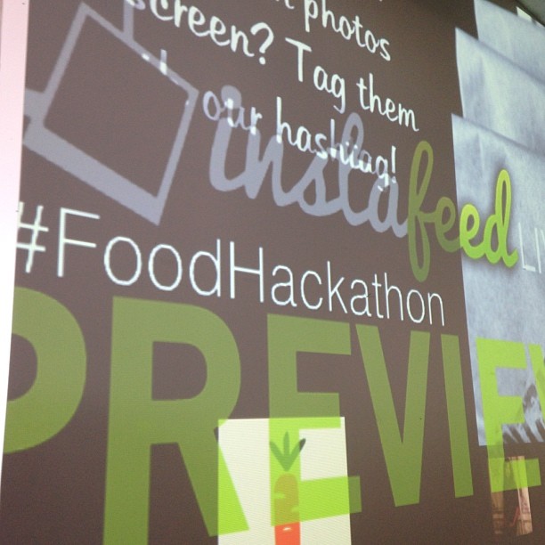 #FoodHackathon great to be here and that #CUESA is sponsoring.