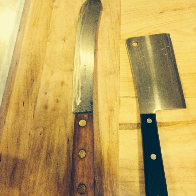 @Chef_DLee knives for #smokestackbbq