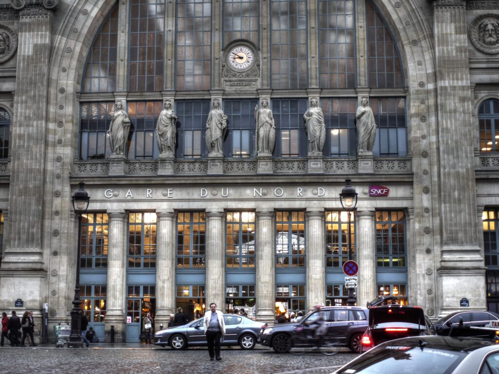 Emily in Paris filmed at Gare du Nord