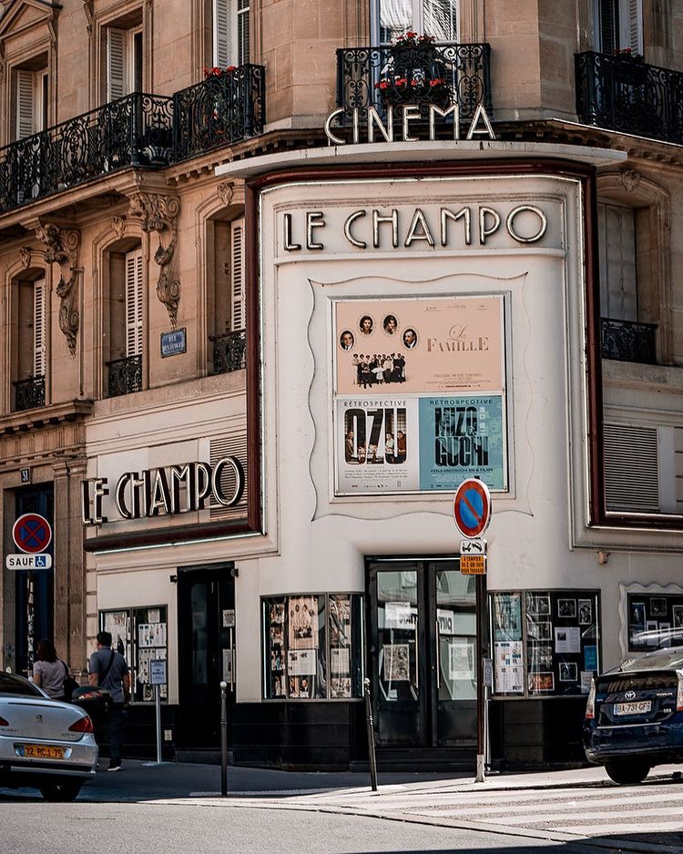 Emily in Paris filmed at Le Champo cinema movie theater in Paris